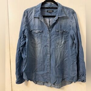 Buffalo David Bitton Denim Chambray Shirt